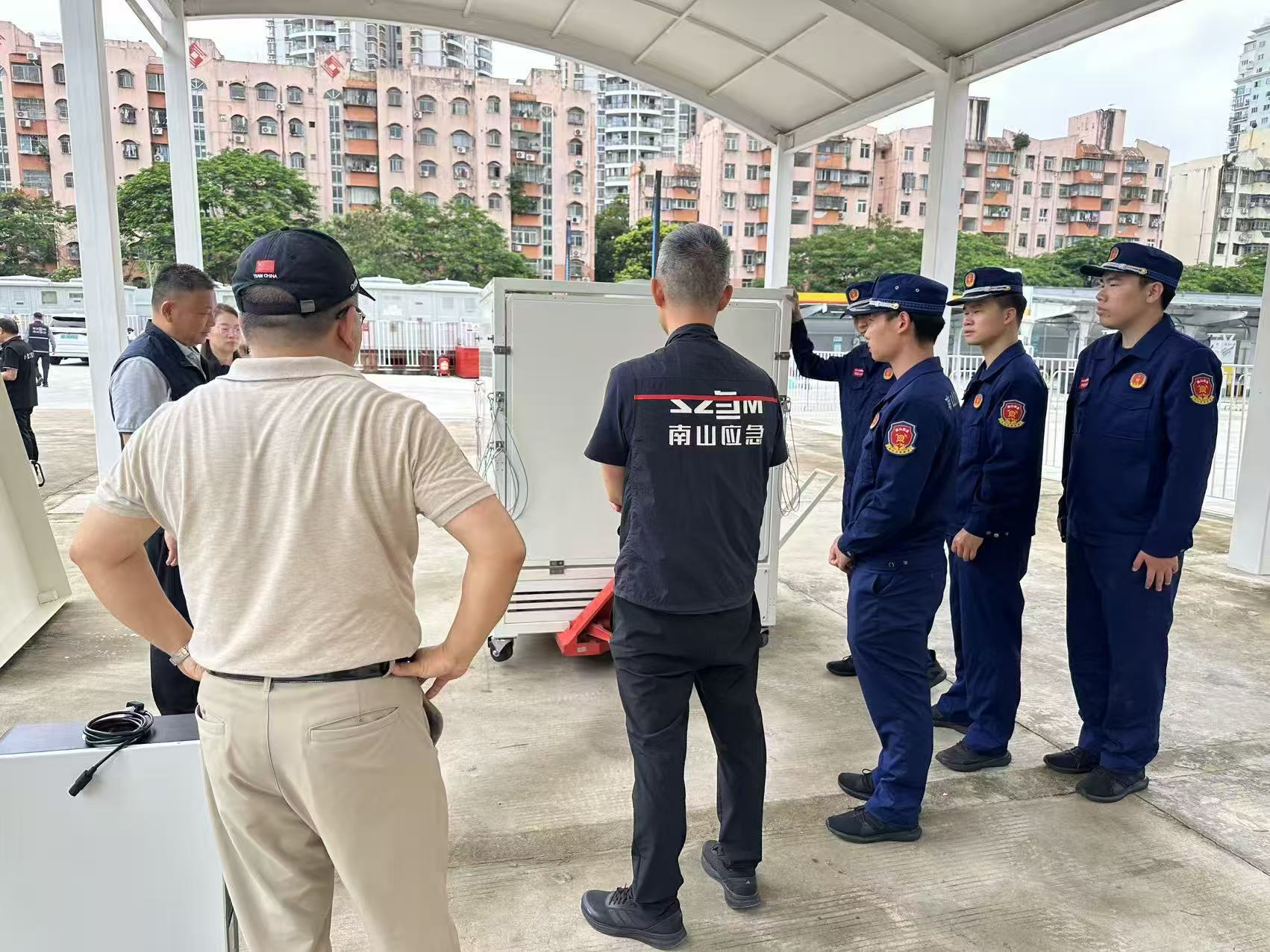 深圳南山应急管理部交付现场